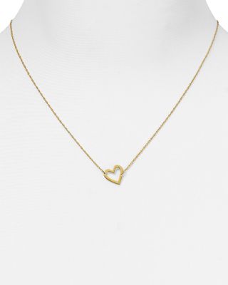 Jennifer Zeuner Marley Open Heart Pendant Necklace, 14