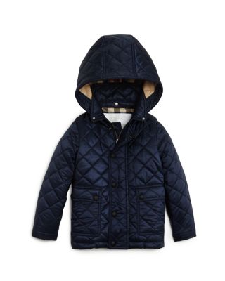 Burberry Infant Unisex Quilted Hooded Jacket - Sizes 6-36 Months