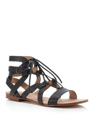 Splendid Cameron Gladiator Lace Up Flat Sandals