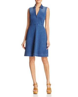 Lyssé Faux Wrap Denim Dress | Bloomingdale's