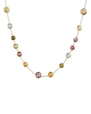 Marco Bicego Marco Bicego Mini Jaipur Multicolored Gemstone Necklace, 16