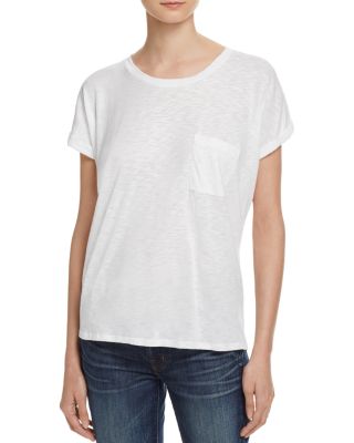 Velvet by Graham & Spencer Luxe Slub Pocket Tee - 100% Bloomingdale's Exclusive