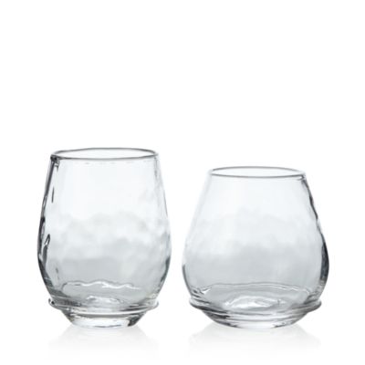 Juliska Carine Stemless Wine Glasses