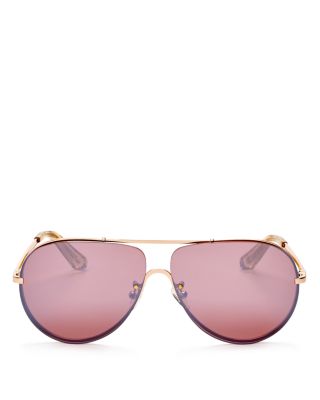 Elizabeth and James Rider Aviator Sunglasses, 61mm