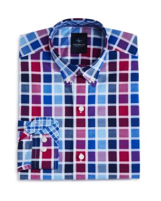 TailorByrd Boys' Big Check Woven Shirt - Sizes 8-18