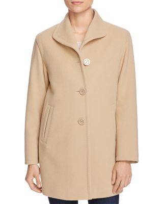 Cinzia Rocca Icons Topstitched Wool-Blend Coat