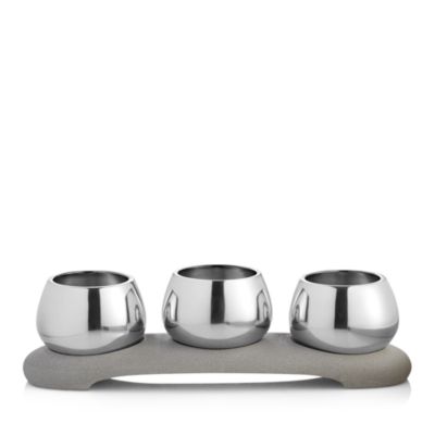 Nambé Forte Condiment Trio Set