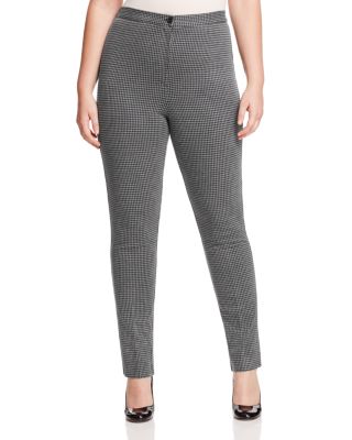 Marina Rinaldi Olmio Houndstooth Jersey Pants