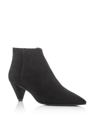 Aquatalia Anya Weatherproof Pointed Toe Mid Heel Booties