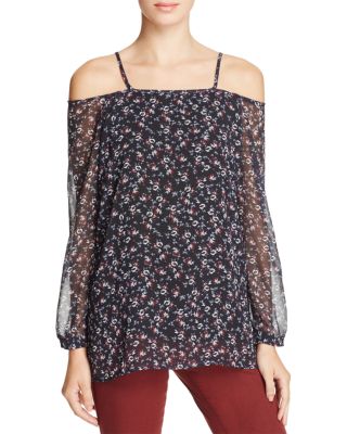 Bailey 44 Profit Floral Print Off-The-Shoulder Top