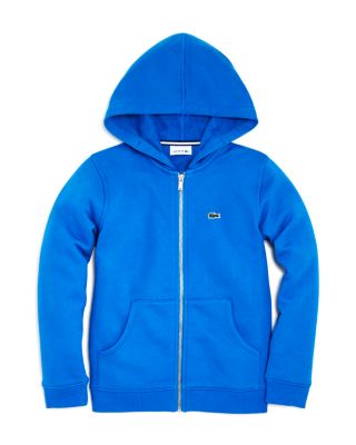 Lacoste Boys' Zip Up Hoodie - Sizes 4-16