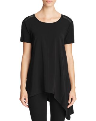 Love Scarlett Bestie Asymmetric Zip Tee - 100% Bloomingdale's Exclusive