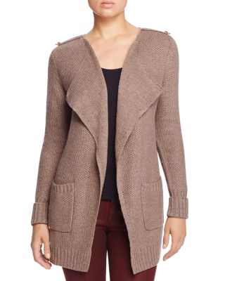 B Collection by Bobeau Mickey Draped Collar Cardigan