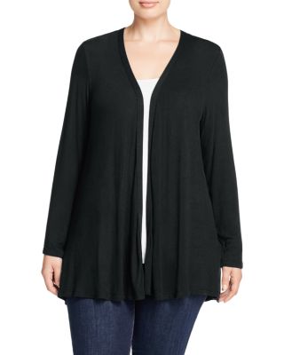 B Collection by Bobeau Curvy Keegan Sheer Back Cardigan