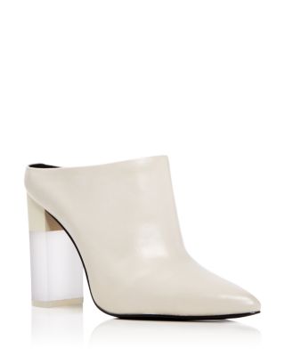 Pour La Victoire Capri Pointed Toe High Heel Mules