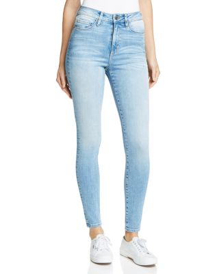 HIDDEN High Rise Skinny Jeans in Light Blue