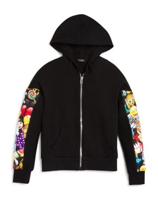 Terez Girls' Emoji Sleeve Hoodie, Sizes 4-6X - 100% Bloomingdale's Exclusive