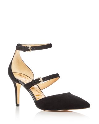 Sam Edelman Thea Double Strap d'Orsay Pointed Toe Pumps