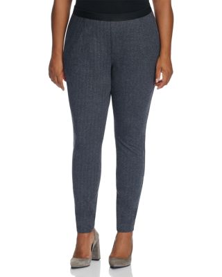 Eileen Fisher Plus Heathered Herringbone Leggings