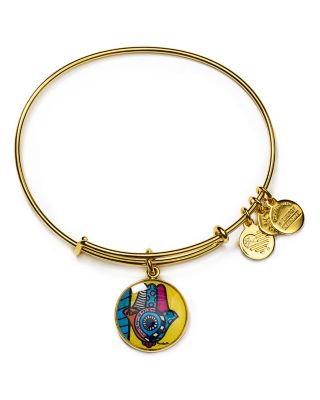 Alex and Ani Art Infusion Romero Britto Hamsa Expandable Wire Bangle