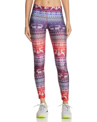 Terez Fair Isle Performance Leggings