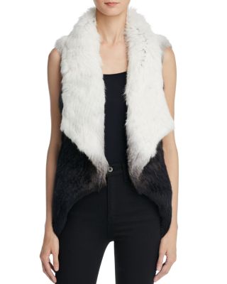 Meteo by Yves Salomon Ombre Fur Vest