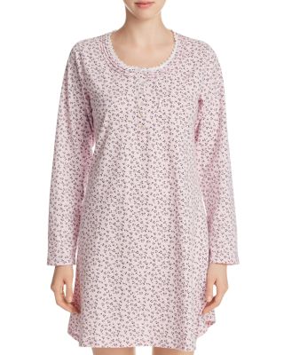 Eileen West Long Sleeve Short Knit Sleepshirt