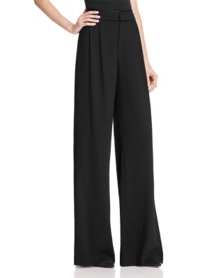 Alice and Olivia Cobi Pleated Tuxedo Pants