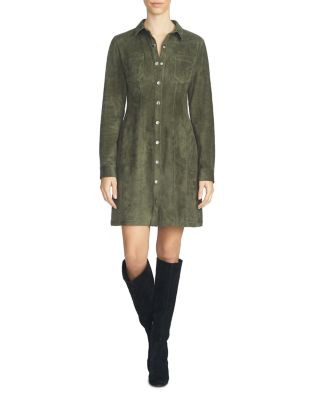 1.STATE Long Sleeve Shirt Dress