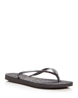 havaianas Cosmic Glitter Slim Flip Flops