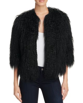 Theory Faux Fur Open-Front Jacket