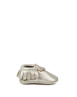 Freshly Picked Infant Girls' Metallic Moccasins - Baby