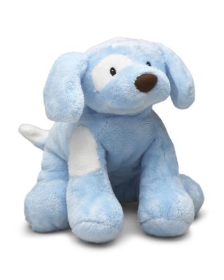 Gund Boys' Spunky Medium Blue Stuffed Puppy