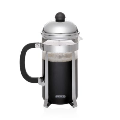 Bonjour Stainless Steel 12.7 oz. French Press with Glass Carafe