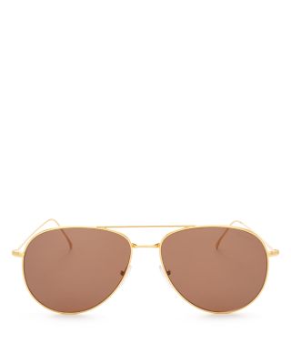 Illesteva Linate Oversized Aviator Sunglasses, 61mm