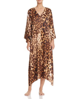 Natori Leopard Print Caftan