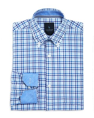 TailorByrd Boys' Textured Woven Check Shirt - Sizes 8-18