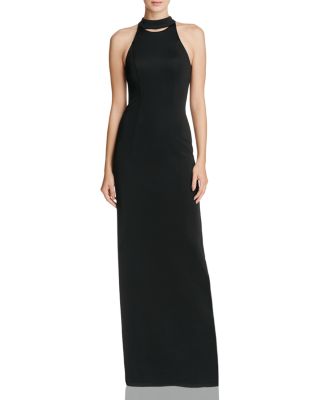 Bariano Mock Neck Gown