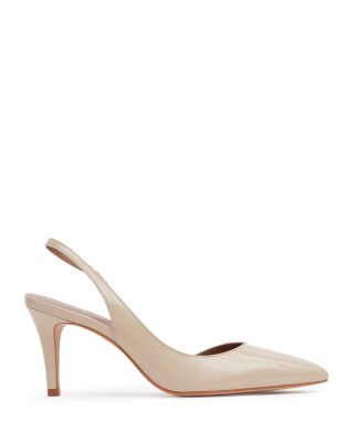 REISS Alexa Slingback Mid Heel Court Pumps