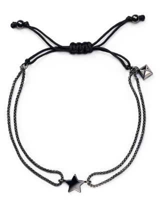 Rebecca Minkoff Star Chain Adjustable Pull-Tie Bracelet