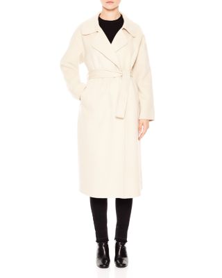 Sandro Kava Belted Wool Coat