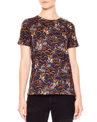 Sandro Wave Printed Tee