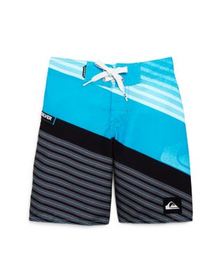 Quiksilver Boys' Incline Stripe Colorblock Boardshorts - Sizes 4-7