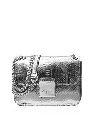 MICHAEL Michael Kors Sloan Editor Medium Embossed Metallic Chain Shoulder Bag