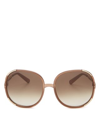 Chloé Myrte Round Oversized Sunglasses, 61mm