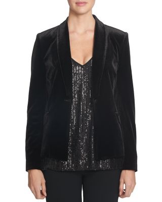 1.STATE Velvet Tuxedo Jacket