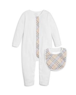 Burberry Unisex Coverall & Bib Boxed Set - Sizes 3-12 Months