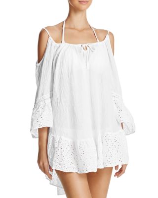 Ale by Alessandra Ibiza Gauze Eyelet Dress Swim Cover Up