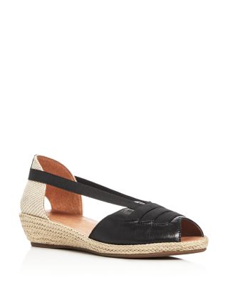 Gentle Souls Luci Demi Wedge Espadrille Sandals