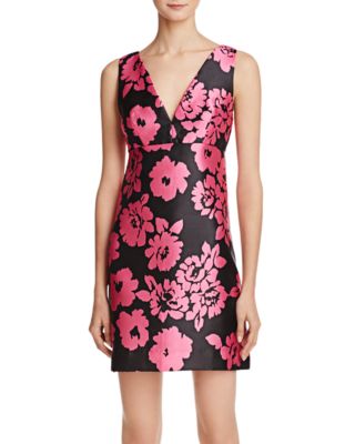 MILLY Floral Print Mini Dress